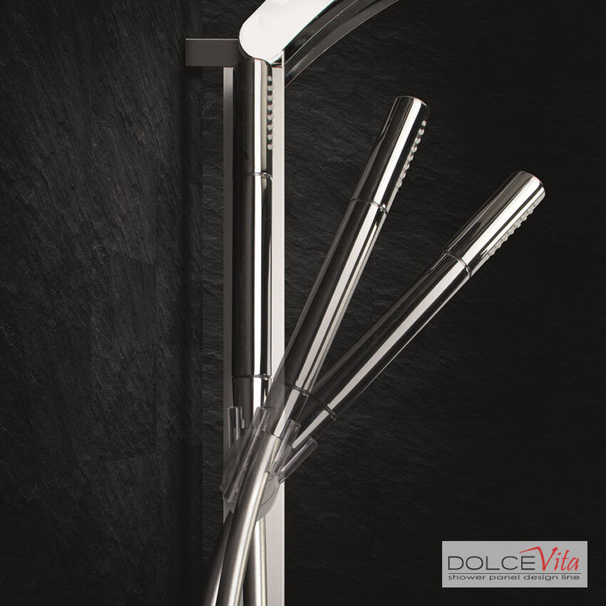 Στήλη Ντουζ IDEA με μίκτη και στόμιο Alu Satin - Image 3