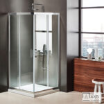 Καμπίνα ντουζιέρας Γωνιακής Εισόδου Corner Entry 72x90 (69-71 x 87-89 εκ.), Axis Clean Glass Chrome