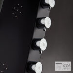 Στήλη Ντοuζιέρας ASTREA, ICOS Black Matt - Image 4