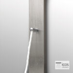 Στήλη Ντουζιέρας με μίκτη THEAMIX, ICOS AISI316 Inox - Image 3
