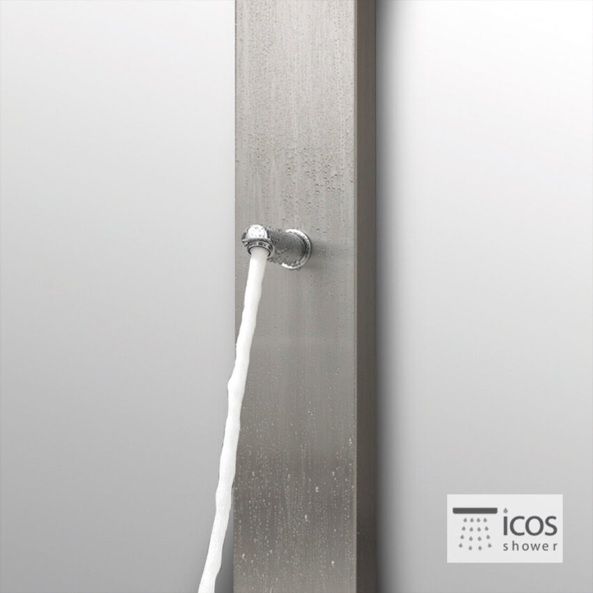 Στήλη Ντουζιέρας με μίκτη THEAMIX, ICOS AISI316 Inox - Image 3