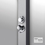 Στήλη Ντουζιέρας με μίκτη THEAMIX, ICOS AISI316 Inox - Image 4