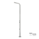 Στήλη Ντουζιέρας εξωτερικού χώρου με μίκτη DONAMIX, ICOS Inox AISI316 - Image 2