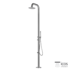 Στήλη Ντουζιέρας εξωτερικού χώρου με μίκτη LEAMIX, ICOS Inox AISI316 - Image 2