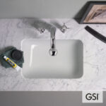 Νιπτήρας Πορσελάνης Pura Υποκαθήμενος55x38 GSI White - Image 4