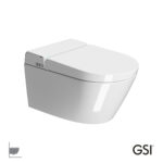 Λεκάνη Κρεμαστή PURA/59  Swirlflush με σύστημα ηλεκτρονικού μπιντέ, White GSI Ιταλίας