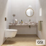 Λεκάνη Κρεμαστή PURA/59  Swirlflush με σύστημα ηλεκτρονικού μπιντέ, White GSI Ιταλίας - Image 4