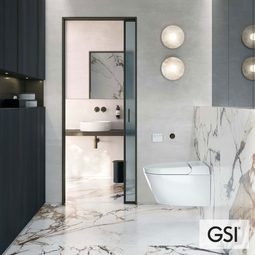 Λεκάνη Κρεμαστή PURA/59  Swirlflush με σύστημα ηλεκτρονικού μπιντέ, White Matt GSI Ιταλίας - Image 3