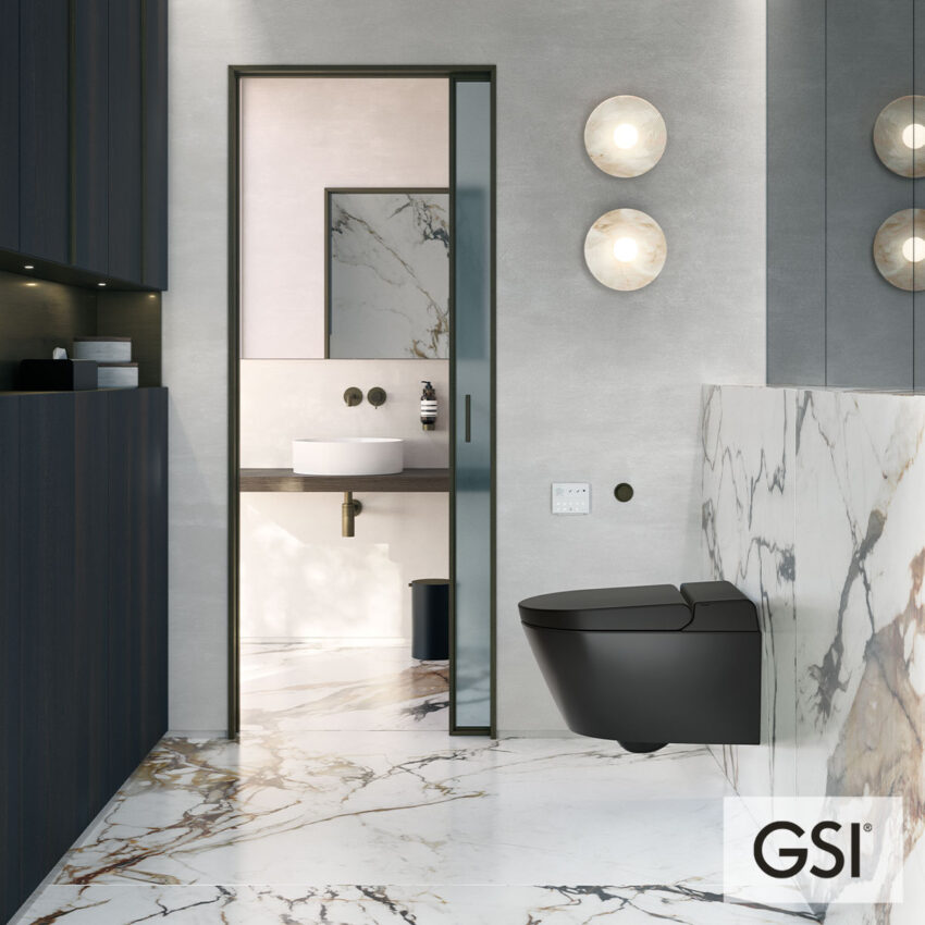 Λεκάνη Κρεμαστή PURA/59  Swirlflush με σύστημα ηλεκτρονικού μπιντέ, Ardesia GSI Ιταλίας - Image 4