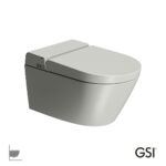 Λεκάνη Κρεμαστή PURA/59  Swirlflush με σύστημα ηλεκτρονικού μπιντέ, Cenere GSI Ιταλίας