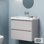 Νιπτήρας Πορσελάνης Norm 70x40 Χωρίς Οπή Μπαταρίας (1 προχαραγμένη) GSI White - Image 3