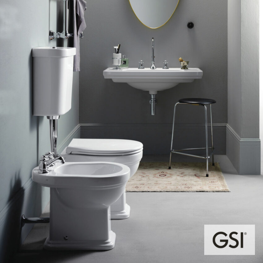 Λεκάνη Υψηλής Πίεσης Κατωστόμια CLASSIC με καζανάκι και κάλυμμα Soft Close MS87C White, GSI White - Image 4