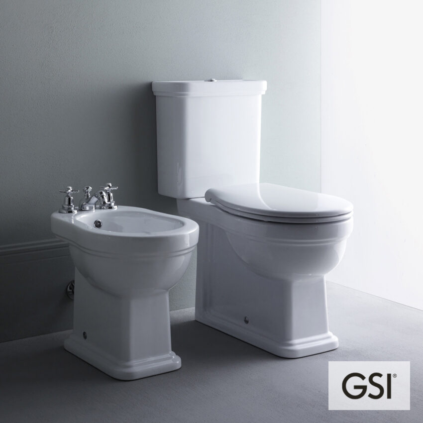 Λεκάνη Χαμηλής Πίεσης Πισωστόμια CLASSIC με κάλυμμα Soft Close MS87C White, GSI White - Image 2