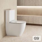 Λεκάνη Χαμηλής Πίεσης Πισωστόμια Pura με κάλυμμα Super Slim Soft Close MS86SC, GSI White