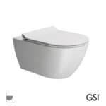 ΚΟΜΠΛΕ ΚΡΕΜ.ΛΕΚ.PURA/55 SWIRL+ΚΑΛ.MS86SC SUPER-SLIM S/C GSI WHITE MATT