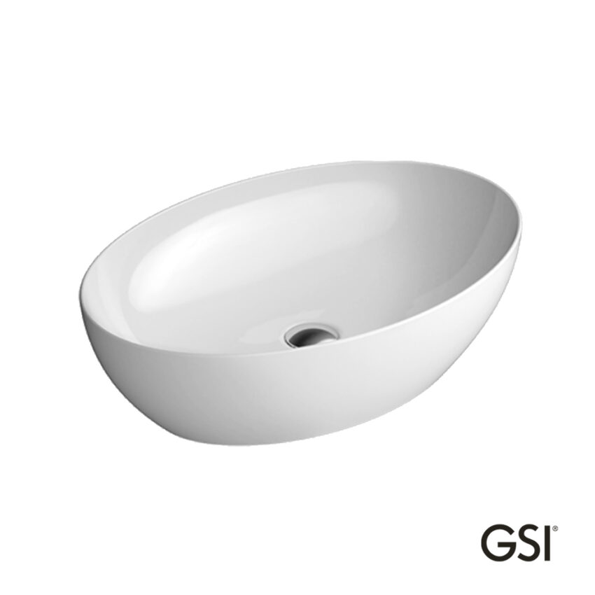 Νιπτήρας Πορσελάνης Pura 60x42 GSI White - Image 3