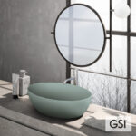 Νιπτήρας Πορσελάνης Pura 60x42 GSI Ghiaccio - Image 2