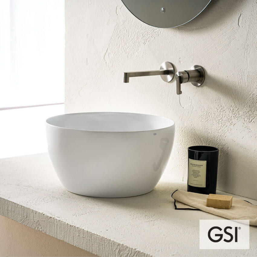 Νιπτήρας Πορσελάνης Pura Φ42 h.22 GSI White - Image 2