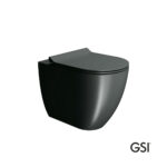 Λεκάνη Υψηλής Πίεσης Πισωστόμια Pura/55 Swirlflush με κάλυμμα Super Slim Soft Close MS86SC, GSI Ardesia - Image 2