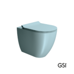 Λεκάνη Υψηλής Πίεσης Πισωστόμια Pura/55 Swirlflush με κάλυμμα Super Slim Soft Close MS86SC, GSI Ghiaccio