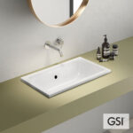 Νιπτήρας Πορσελάνης Kube 60x37 GSI White - Image 3