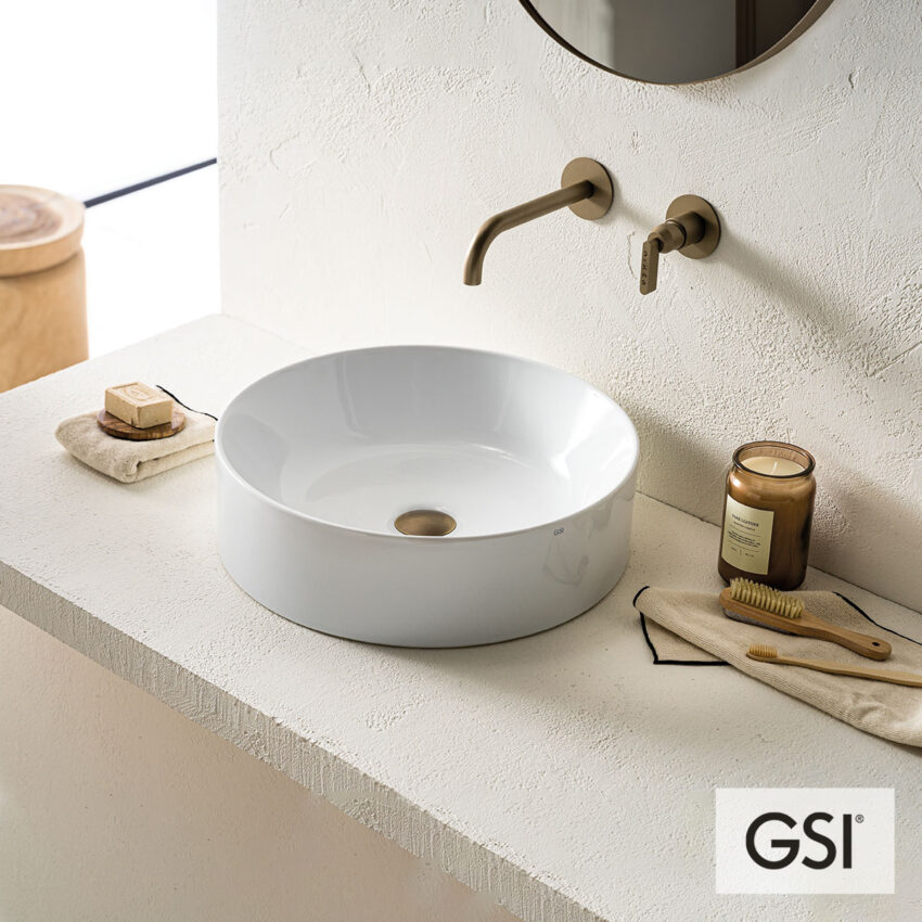 Νιπτήρας Πορσελάνης Kube-X Φ45 GSI White - Image 4