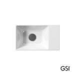 Νιπτήρας Πορσελάνης Kube-X 40x23 (1 προχ.) GSI White - Image 2