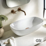 Νιπτήρας Πορσελάνης Nubes 60x38 GSI White - Image 2