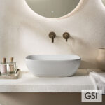 Νιπτήρας Πορσελάνης Nubes 50x35 GSI White - Image 3