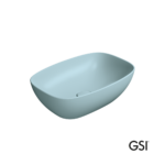 Νιπτήρας Πορσελάνης Nubes 50x35 GSI Ghiaccio