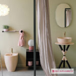 Νιπτήρας Πορσελάνης Glam Φ39 Scarabeo Antique pink (rosa) - Image 2