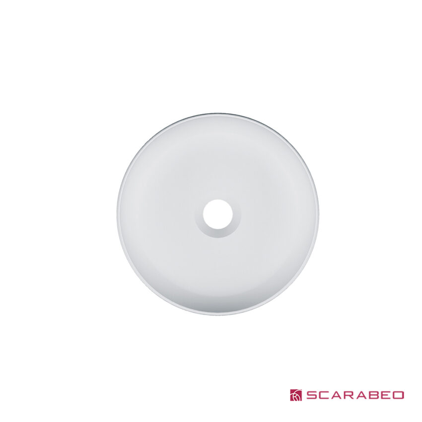 Νιπτήρας Πορσελάνης Glam Φ33 Scarabeo White - Image 2