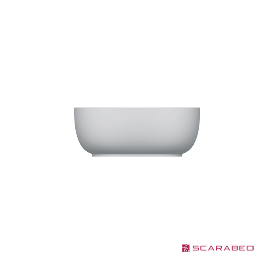 Νιπτήρας Πορσελάνης Glam Φ33 Scarabeo White - Image 3
