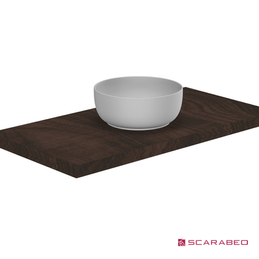 Νιπτήρας Πορσελάνης Glam Φ33 Scarabeo White - Image 4