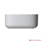 Νιπτήρας Πορσελάνης Moon 42x42 (1 οπή) Scarabeo White - Image 4