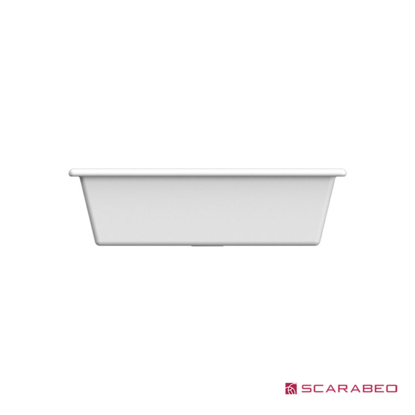 Νιπτήρας Πορσελάνης Gaia50 56x39,5 Scarabeo White - Image 3