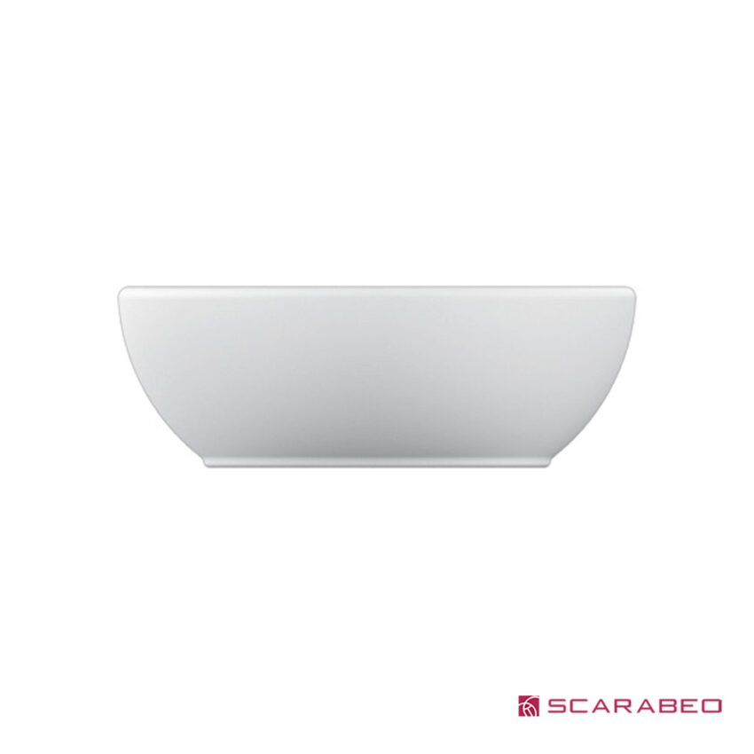 Νιπτήρας Πορσελάνης Planet 48x39 Scarabeo White - Image 3