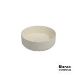Νιπτήρας Πορσελάνης Φ36 Bianco Ceramica ivory Matt