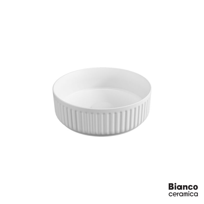 Νιπτήρας Πορσελάνης ETNA-S Φ36 Bianco Ceramica White Matt - Image 2