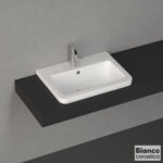 Νιπτήρας Πορσελάνης Urban 60x35 (1 οπή) Bianco Ceramica White - Image 2