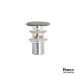 Βαλβίδα Νιπτήρα Clic-Clac Bianco Ceramica Stone Grey