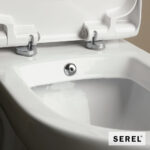 Λεκάνη Χαμηλής Πίεσης VELA με ενσωματωμένο Μπιντέ και απλό κάλυμμα 9001, Serel White - Image 3