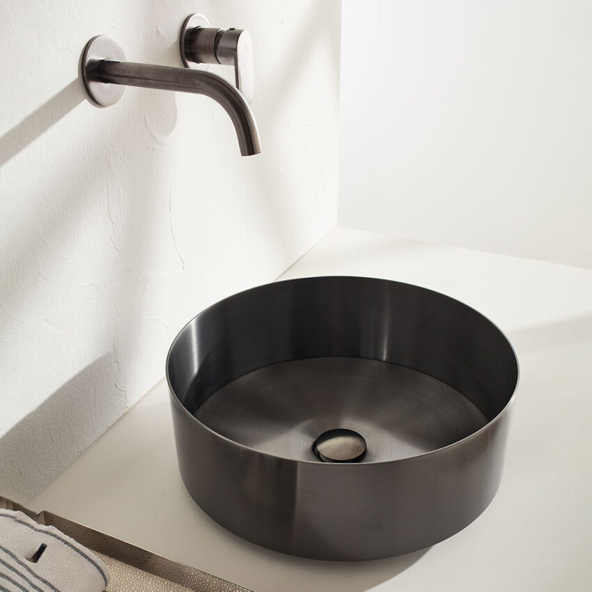 Νιπτήρας Milo Φ40 voss Inox PVD Black Brushed - Image 3