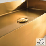 Νιπτήρας Αldo 55x38 voss Inox PVD Brushed Gold - Image 2