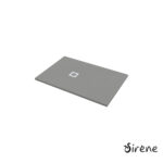 Ντουζιέρα Cast Marble (Χυτό μάρμαρο) με Βαλβίδα Slate 120 x 80 Sirene Beton Matt