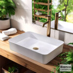 ΝΙΠΤΗΡΑΣ SENTO 54,5x37 BIANCO CERAMICA WHITE