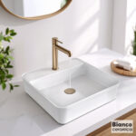 ΝΙΠΤΗΡΑΣ RONA 45x45 BIANCO CERAMICA WHITE