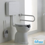 Μπάρα Τοίχου Ανακλινόμενη με Χαρτοθήκη 80εκ. Paint ΑΜΕΑ White - Image 2