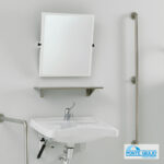 Λαβή Τοίχου καθετη 140 εκ. ΑΜΕΑ Inox mat - Image 2