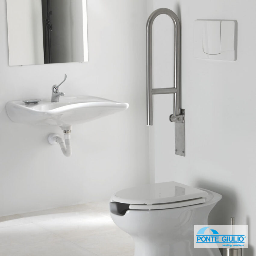 Μπάρα Τοίχου Ανακλινόμενη 80εκ. ΑΜΕΑ Inox Matt - Image 3